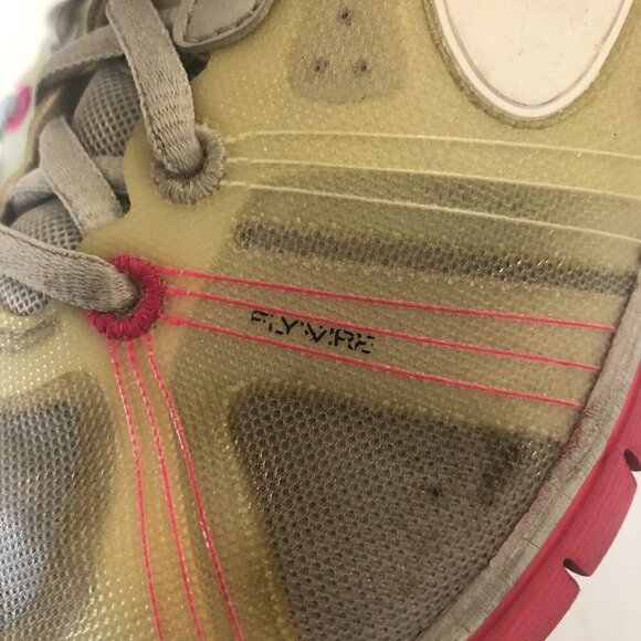 NIKE Sneakers Women's Size 8.5 Pink Flex Flywire Cross Training Running Shoes - Picture 9 of 12